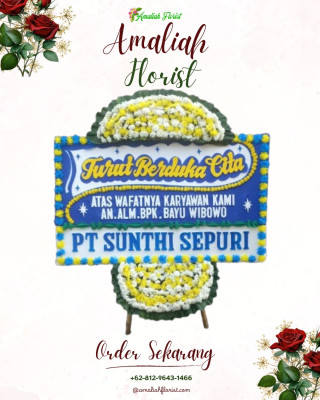 Papan Bunga Duka di Nasal